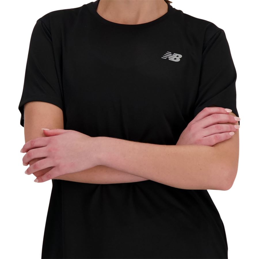 Sports Essentials T-Shirt manica corta da donna New Balance | WT41222BK